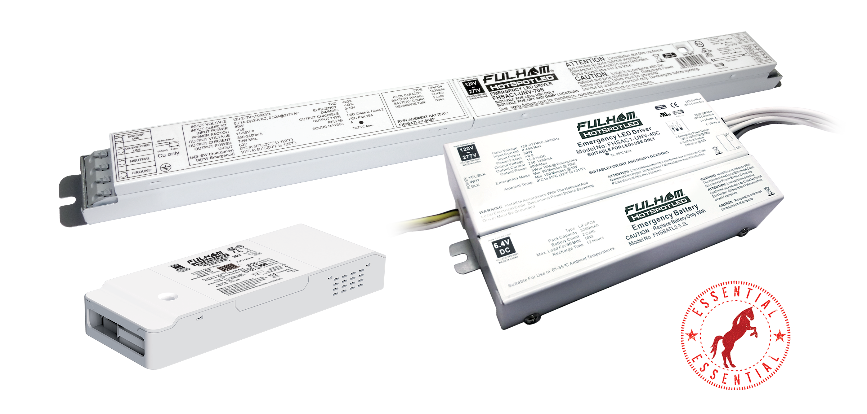 HotSpot Plus LED Emergency Drivers HotSpot Plus LED Emergency Drivers